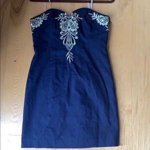 NWT Lilly Pulitzer navy Demi dress - size 6